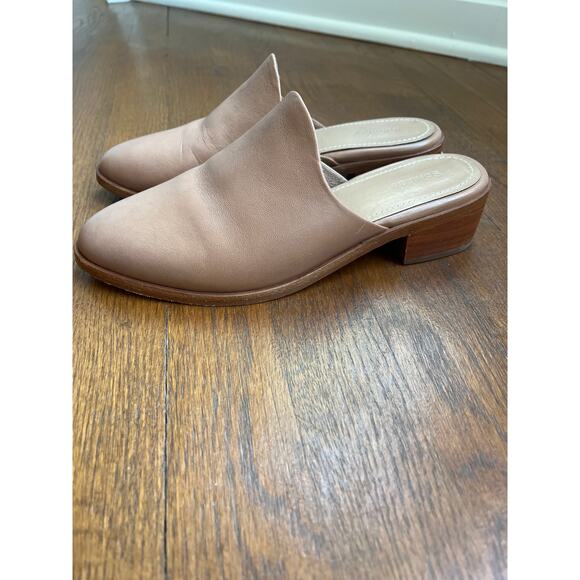 Soludos Venetian Mules in Tan Leather Size 7.5 - Picture 3 of 9